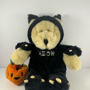 Starbucks Halloween Bearista Bear‎ 22nd Edition Black Cat (2002)